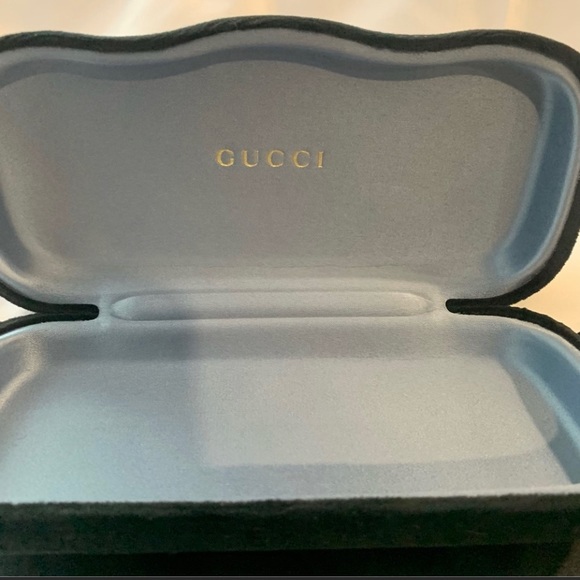 Gucci suede sunglass box, brand new with silk bag and cloth wipe. main image 4